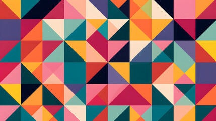 Obraz premium Colorful geometric pattern