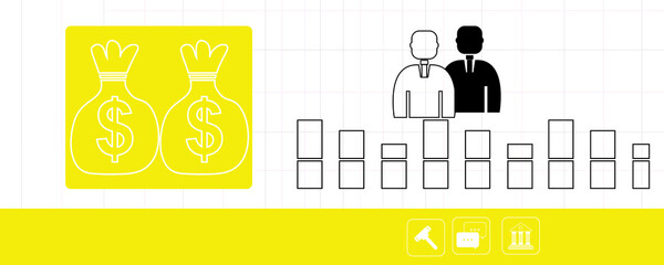 2d rendering business leadership concept 
