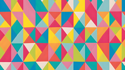 Colorful geometric pattern