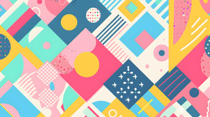 Colorful geometric pattern