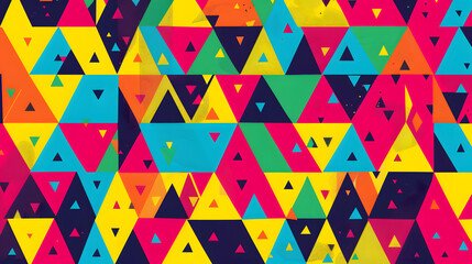 Colorful geometric pattern