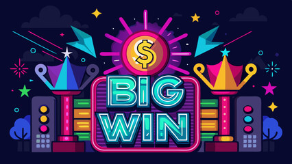 the-inscription-big-win-against-the-background-of- (3)