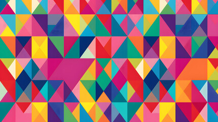 Fototapeta premium Colorful geometric pattern