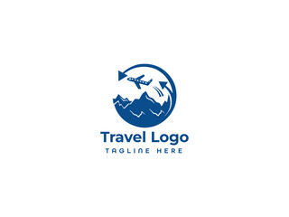 Travels Business Logo Design Vector Template.
