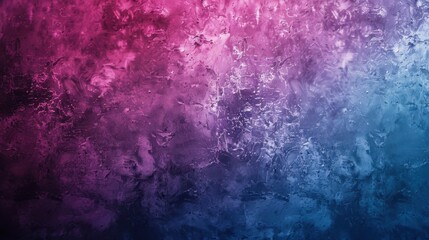 Abstract pink and blue gradient texture with grainy noise