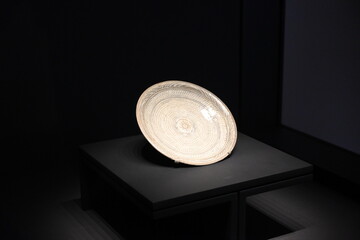 Korean traditional plate on a table