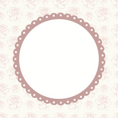 Concept of a flyer poster with spring flowers. Background with copyspace