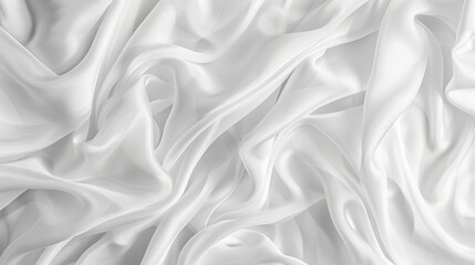 Fototapeta premium Abstract white fabric texture background