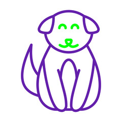 Cute Dog Dual Tone