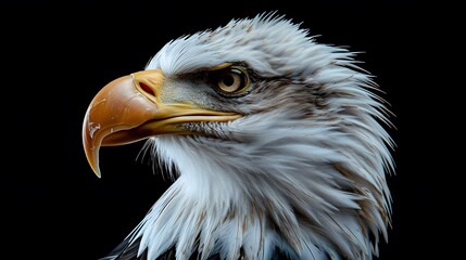 Fototapeta premium Bald eagle head. 