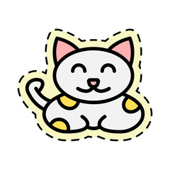 Cute Cat Sticker