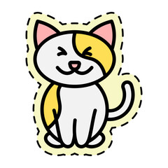 Cute Cat Sticker
