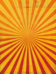 Obraz premium Radiating Lines Sunburst Pattern Yellow and Orange Abstract Background Image