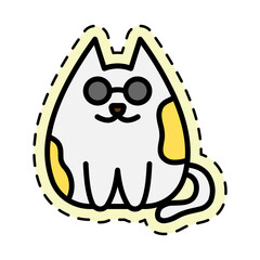 Cute Cat Sticker