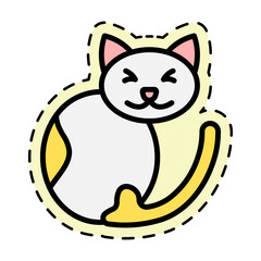 Cute Cat Sticker