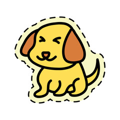Cute Dog Sticker
