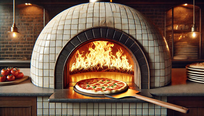 ピザ窯とピッツァ1