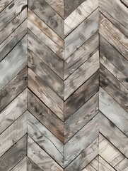 Neutral Tones Herringbone Wood Texture Background in Rustic Style