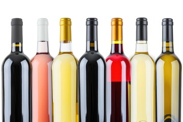 Classic Wine Bottles in Simple Display