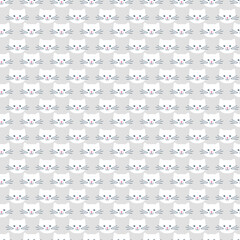 seamless pattern with cats