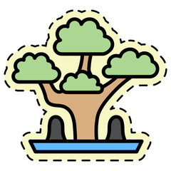 Bonsai Tree Sticker