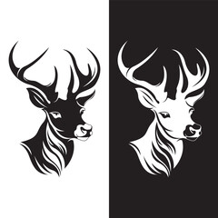 Deer vector icon illustration design