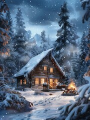 Fototapeta premium Happy couple celebrating anniversary cozy home romantic night together