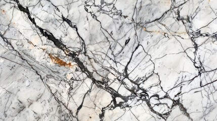 luxurious white marble granite with elegant black veins panoramic surface texture