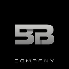 Letter BB Modern Simple Typography Technology Icon Logo