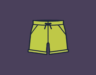 Shorts Icon Vector Design