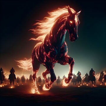 Fire horse