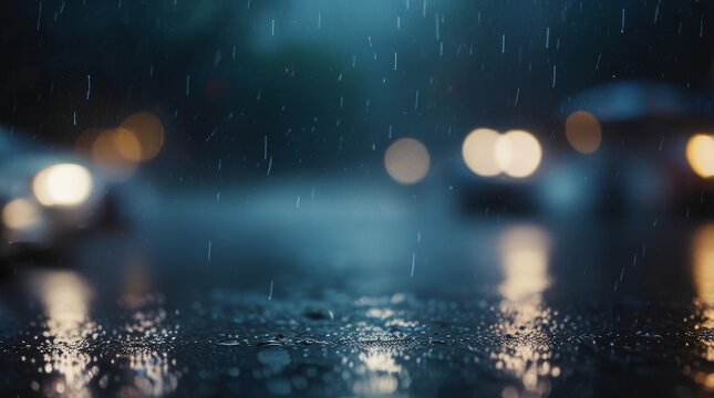 blur rain