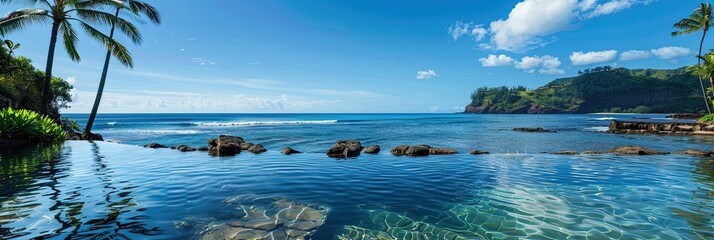 kuai, hawaii fictional beach generated by AI