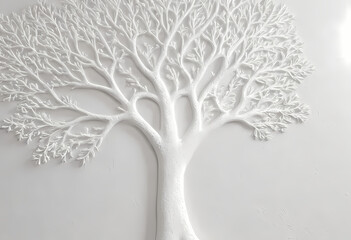 Styrofoam polystyrene ceiling tile texture with floral pattern. leaves stone carving background. realistic 3d flower wall plaster backdrop. 