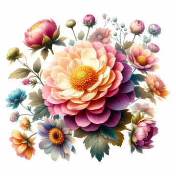 vector type of flower image 