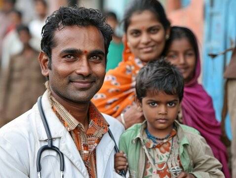 Providing Essential Healthcare: Indian Medical Outreach with Dedicated Doctors and Healthcare Workers