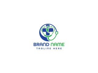Fototapeta premium Medical Business Logo Vector Template.