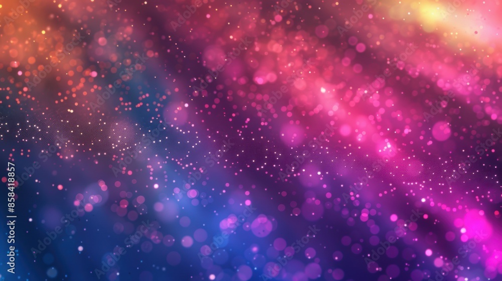 Poster abstract neon gradient with grainy noise effect