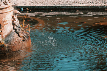 Fuente al aire libre