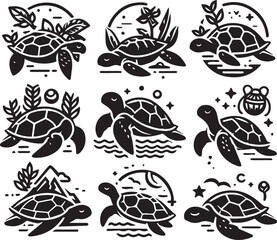 black and white fishes