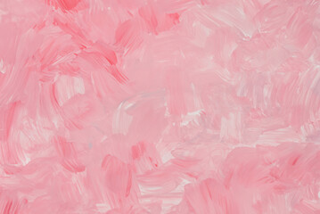 Pink Painted Background Texture - Stock Photo