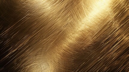 Obraz premium Golden brass textured horizontal background
