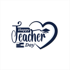 international teachers day text effect, unique Vector design
