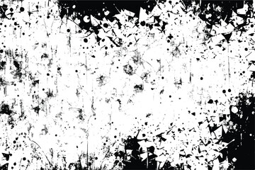 Black and white Grunge Pattern Background. Grunge Background. Abstract Grunge texture.