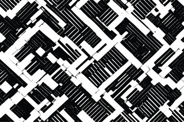Black and white Grunge Pattern Background. Grunge Background. Abstract Grunge texture.