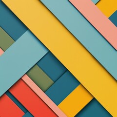 Minimalist abstract lines flat design