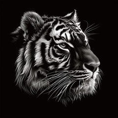 Obraz premium Tiger illustration