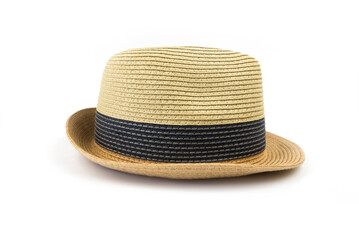 brown hat on white background