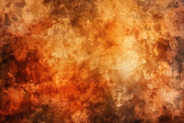 A landscape image featuring a brown and orange rocky terrain