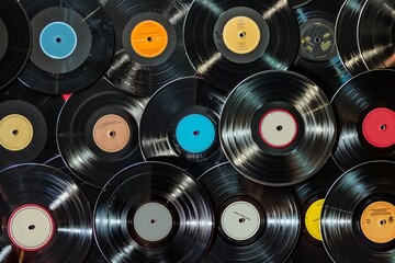 vinyl record and cd